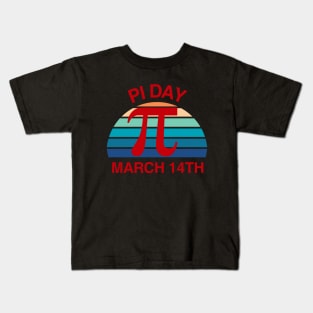 Pi Day -March 14th Kids T-Shirt